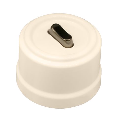 Выключатель одноклавишный Bironi Лизетта B1-220-24-B