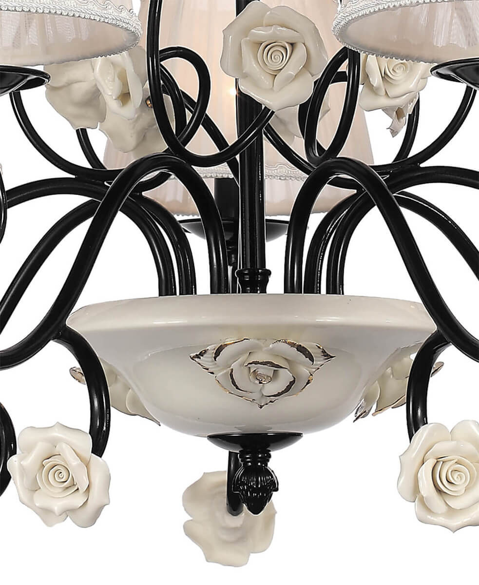 Подвесная люстра Lumien Hall Летисия H17079/7GBK