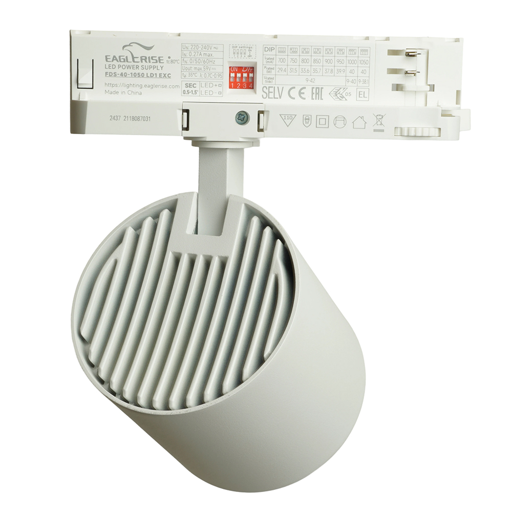 Трековый трехфазный светильник Feron TR Reflex 52058