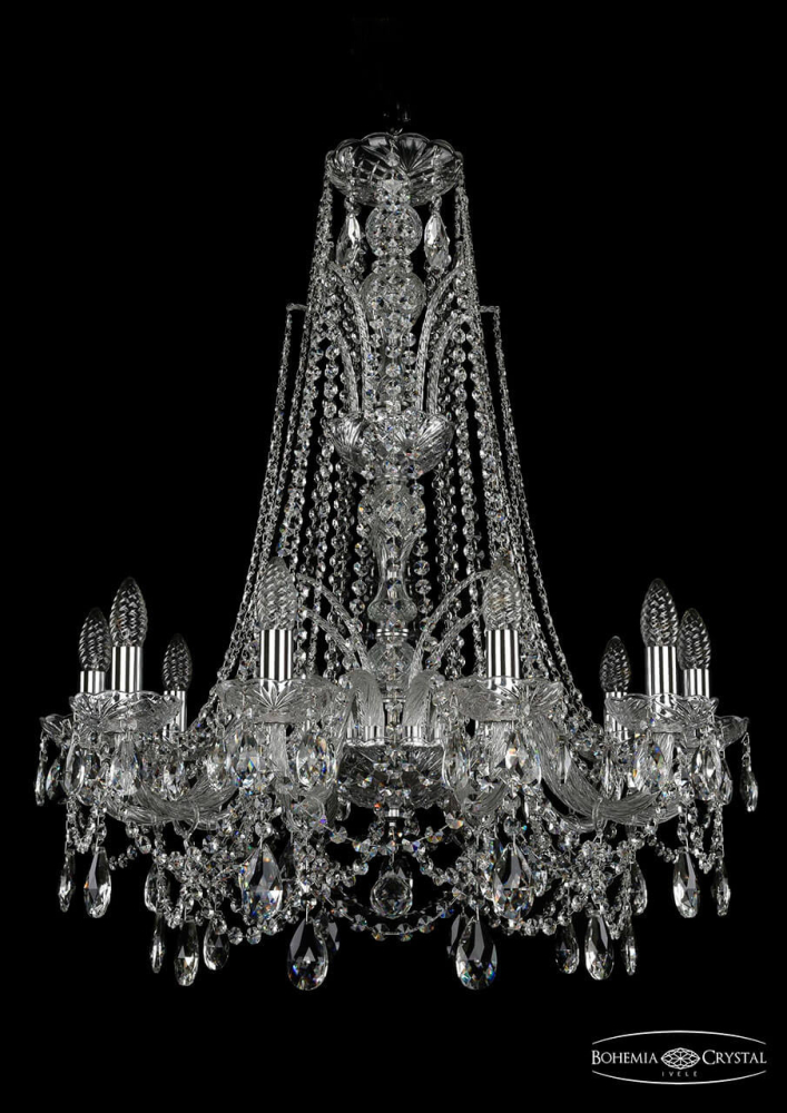 Подвесная люстра Bohemia Ivele 1411/10/240/XL-84/Ni