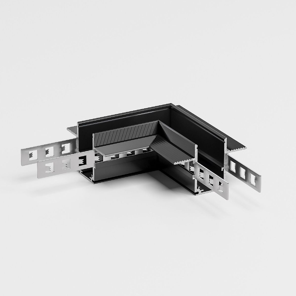 Коннектор угловой для встраиваемого шинопровода Elektrostandard Slim Magnetic 4690389206726 85214/00 a067508