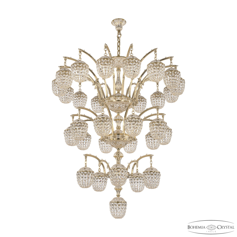 Подвесная люстра Bohemia Ivele Crystal Verona 72111R/15+10+5+1/420/3d AZ GW