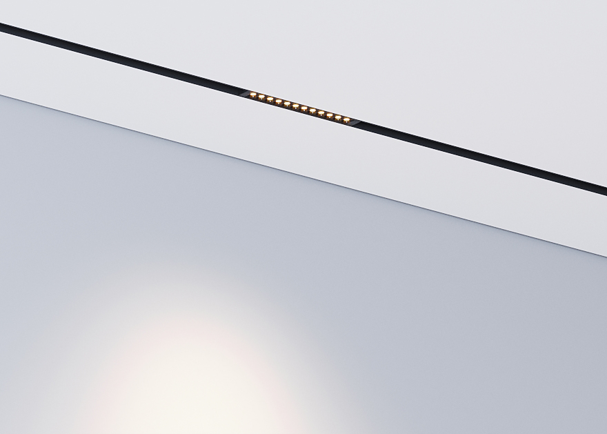 Трековый светильник Luminotti Slimline Flat Mask L.219.9.CCT.BK