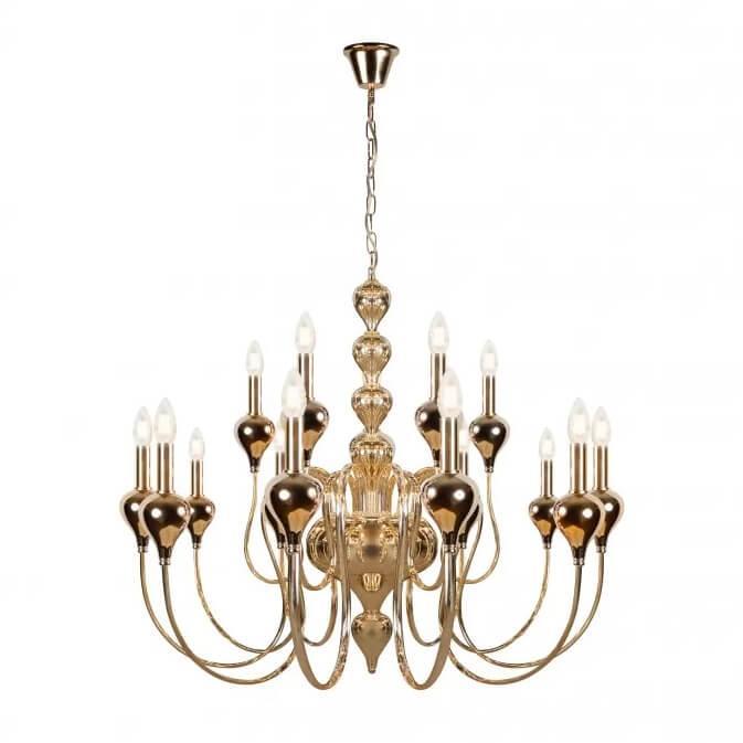 Подвесная люстра iLamp Lady 88003-10+5 GD