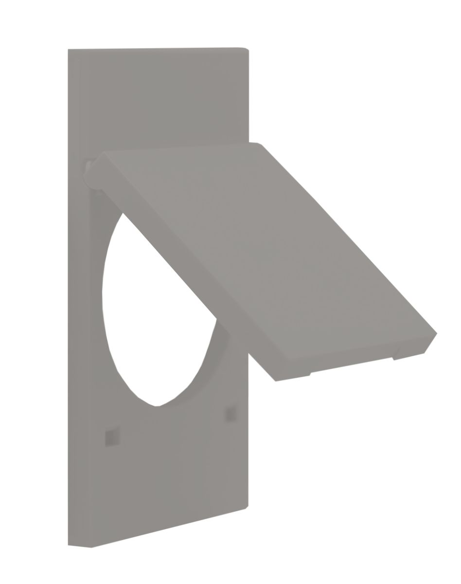 Накладка с крышкой на розетку с/з со шторками Meiton AS04P