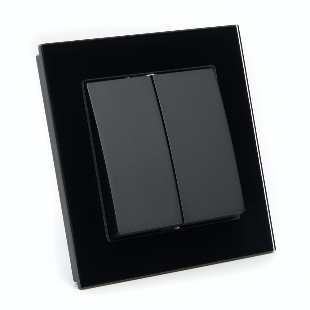 Выключатель 2-клавишный Stekker Катрин 39506