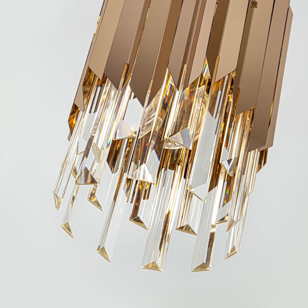 Подвесной светильник хрустальный Modelux ML.20208.1 GD