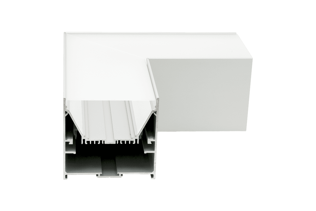 L-образный коннектор для профиля Lumker L9086-L90 003237