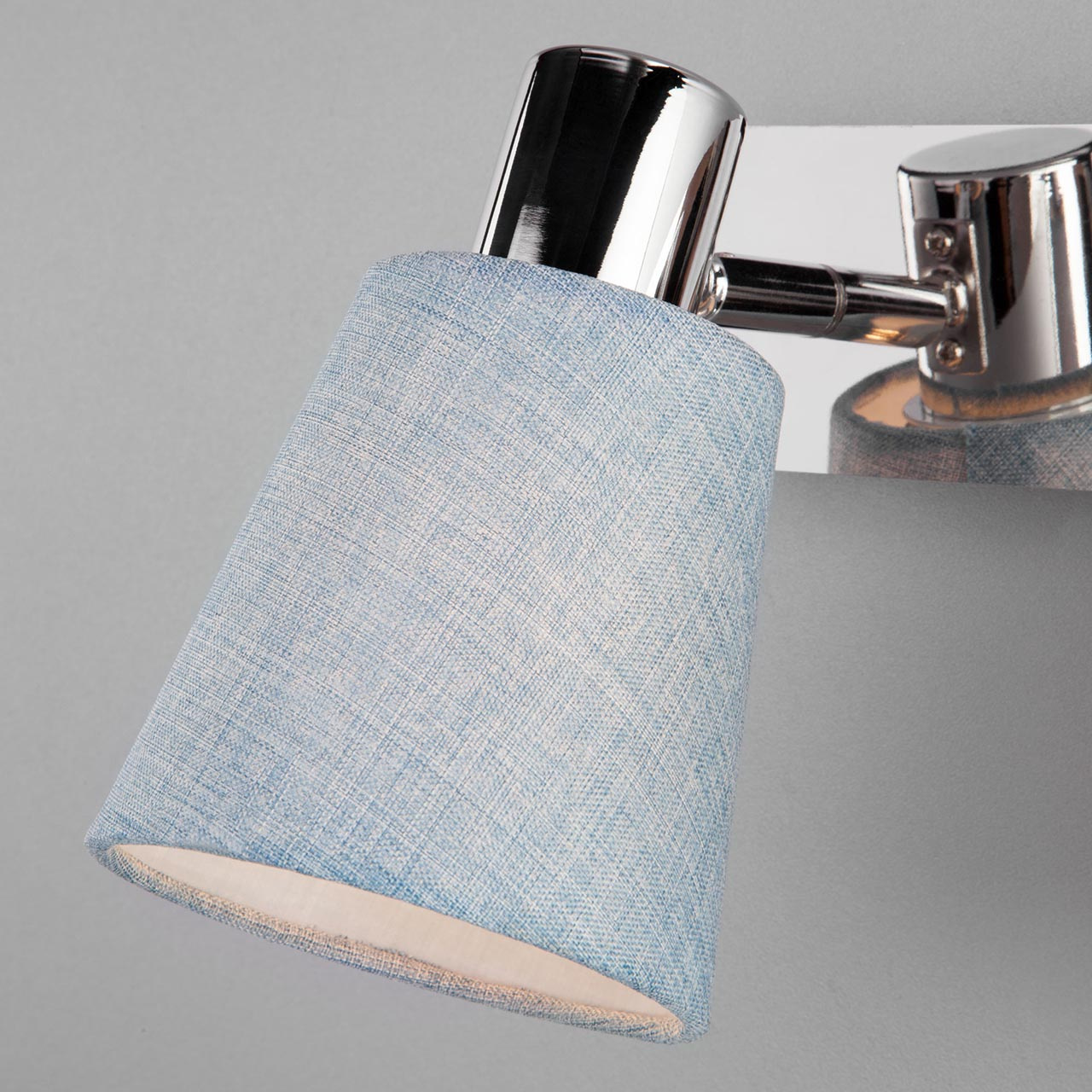 Спот Eurosvet Culver 20080/2 хром/голубой