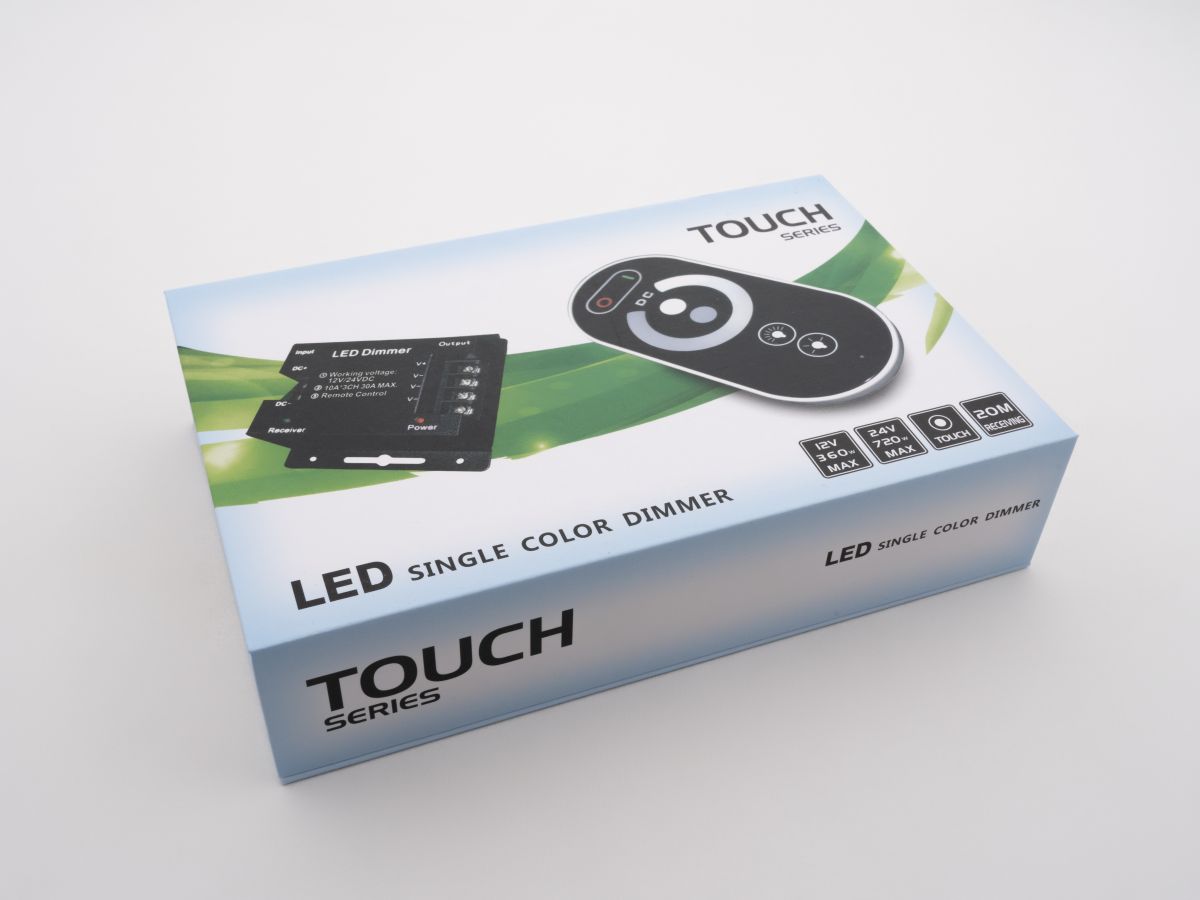 Контроллер одноцветный LEDS POWER T3 RF 30A сенсорный ПДУ 003931