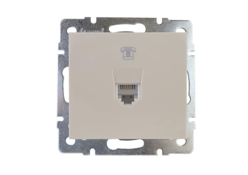 Розетка телефонная евро Lezard Rain 703-0388-137