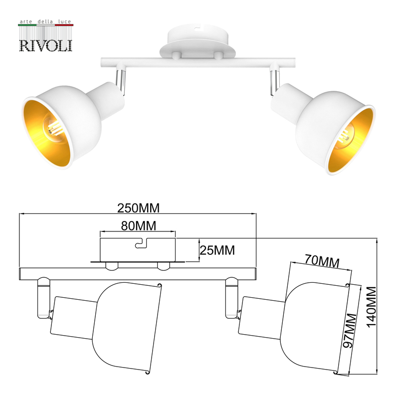 Спот Rivoli Esmeree 7056-702 Б0054744