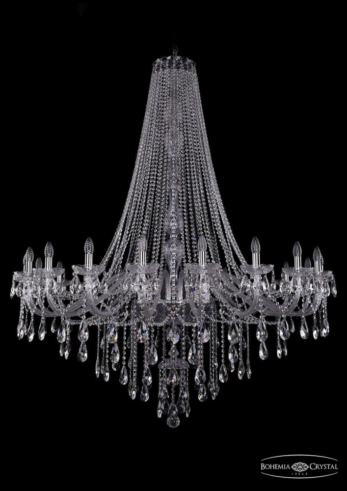 Подвесная люстра Bohemia Ivele 1415/20/530/h-180/Ni