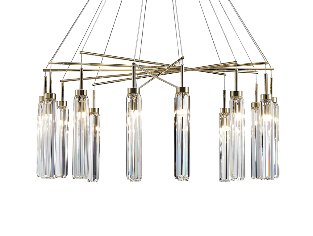 Подвесная люстра Newport 4524+10/S gold М0068063