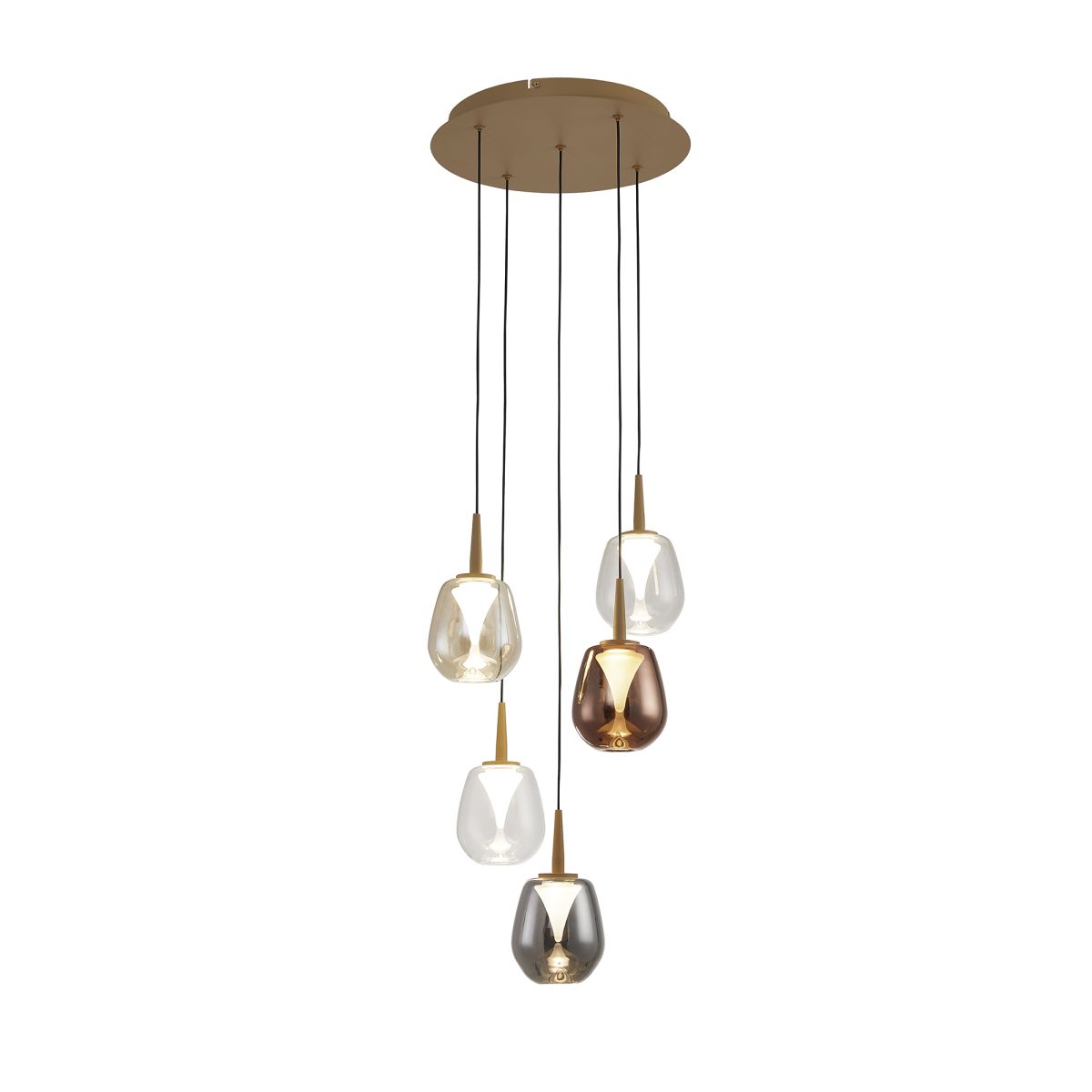 Каскадная люстра Mantra Andromeda 8932+5PL (8942-8945)