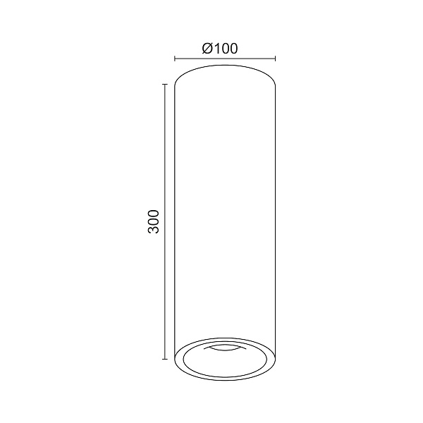 Накладной светильник Ledron MJ1027 White 300 00000013268