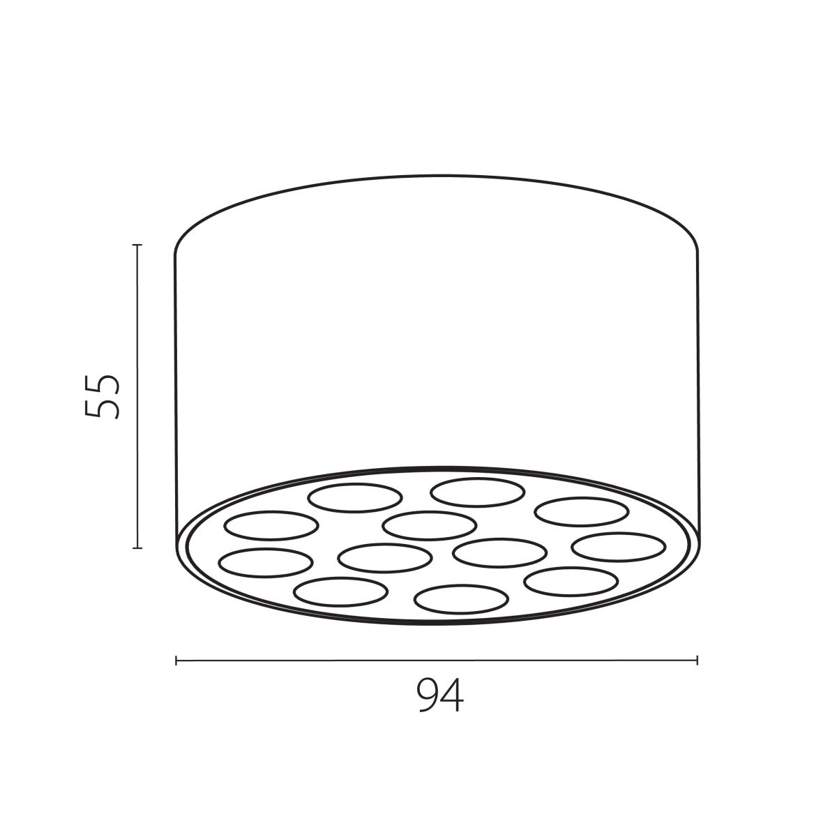Потолочный светильник светодиодный круглый круглый Lightstar Guarda 080942