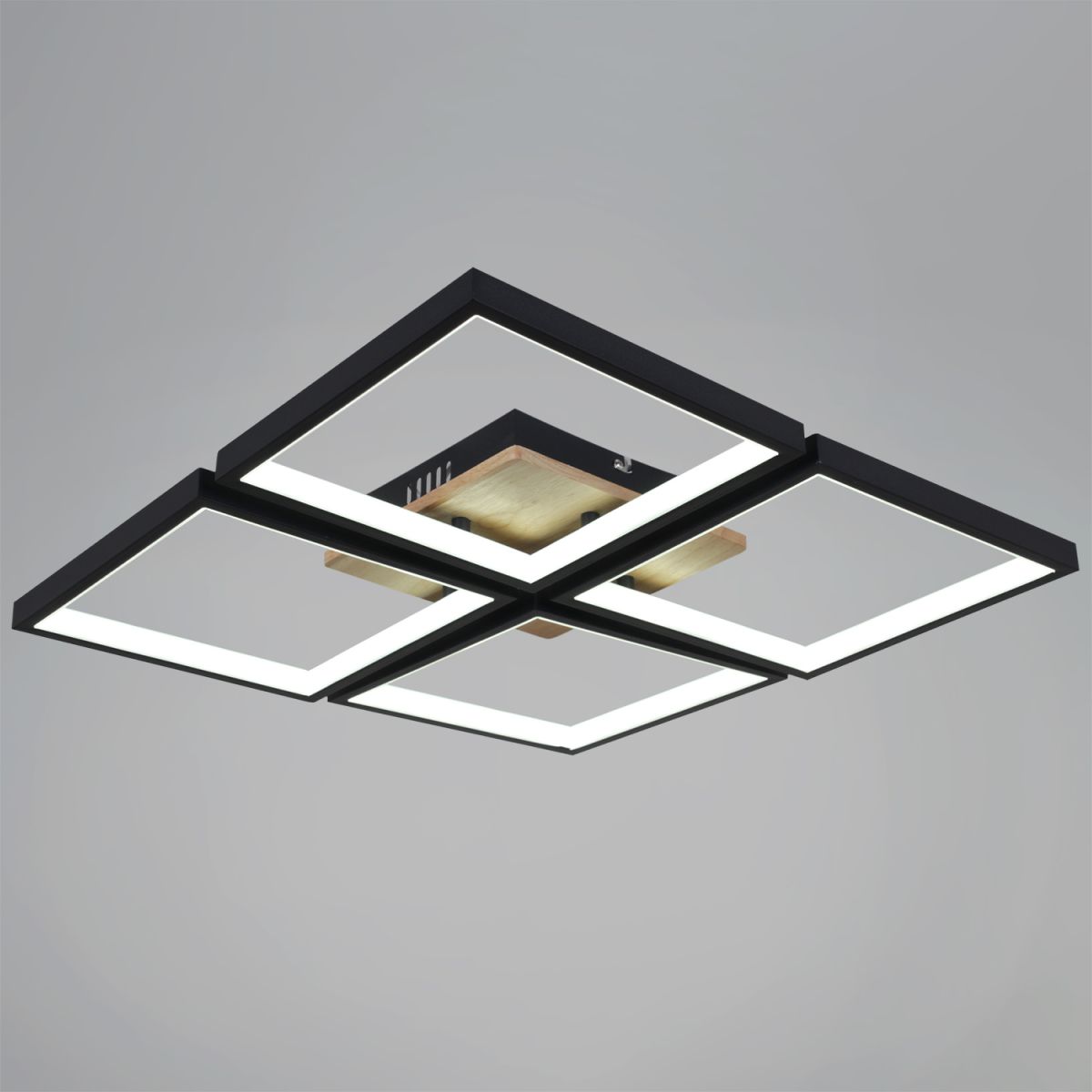 Потолочный светильник Reluce 78560-0.3-04 BK+WOOD