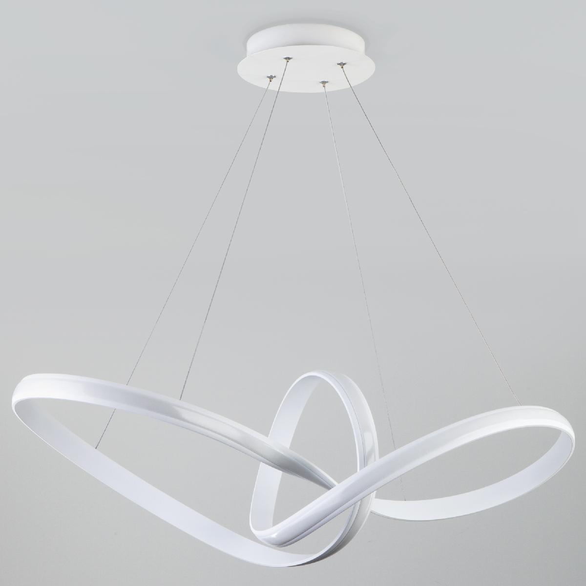 Подвесной светодиодный светильник Eurosvet Kink 90174/1 белый