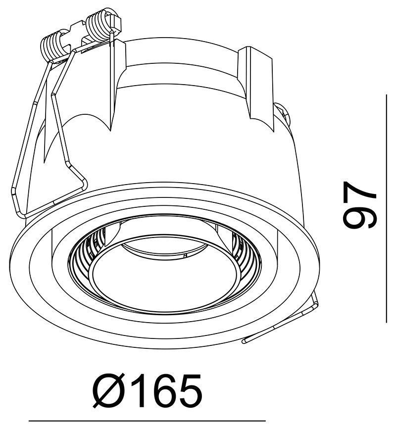 Встраиваемый спот Deko-Light Uni II Max 565351