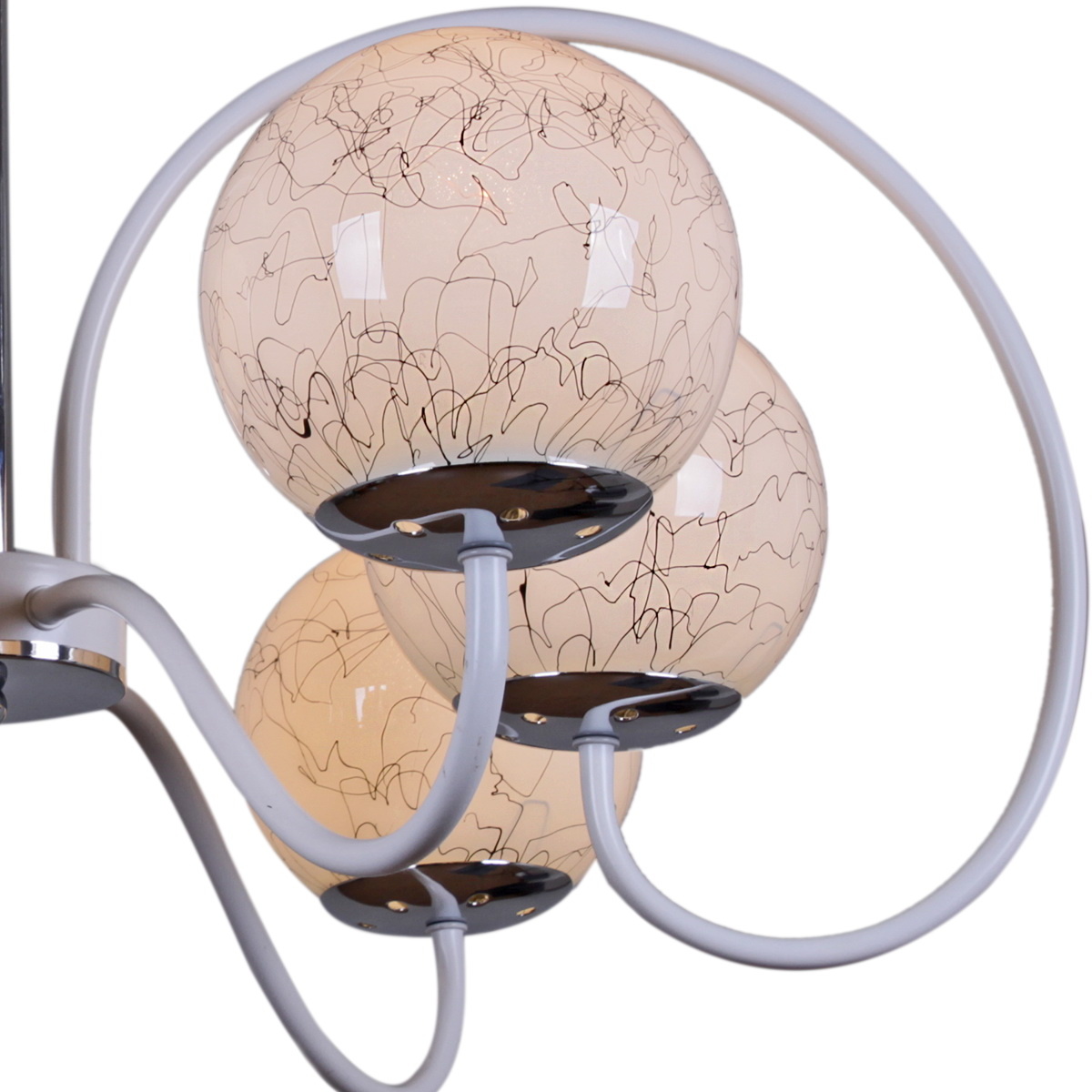 Люстра на штанге Reluce 01269-0.3-06B WH+CR