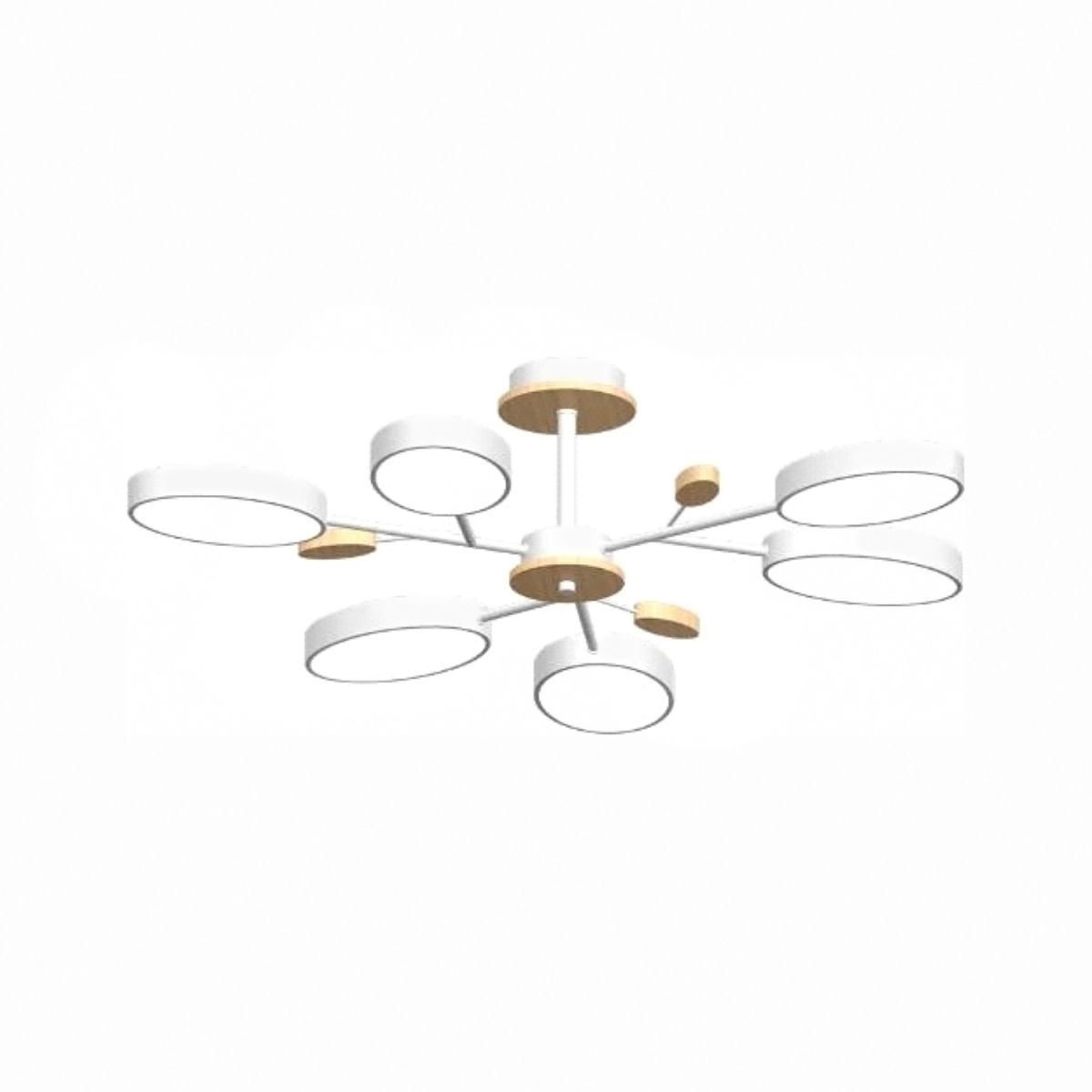 Люстра на штанге LED4U L3220-830 WH