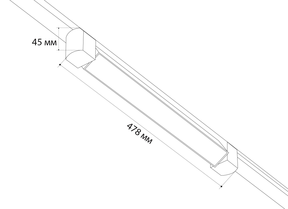 Трековый однофазный светильник Italline IT08-8030 black 4000K