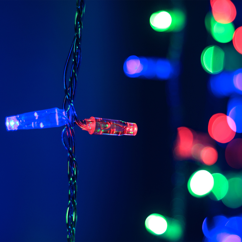 Светодиодная гирлянда Arlight ARD-Curtain-Classic-2000x2500-Clear-405LED RGB 024851