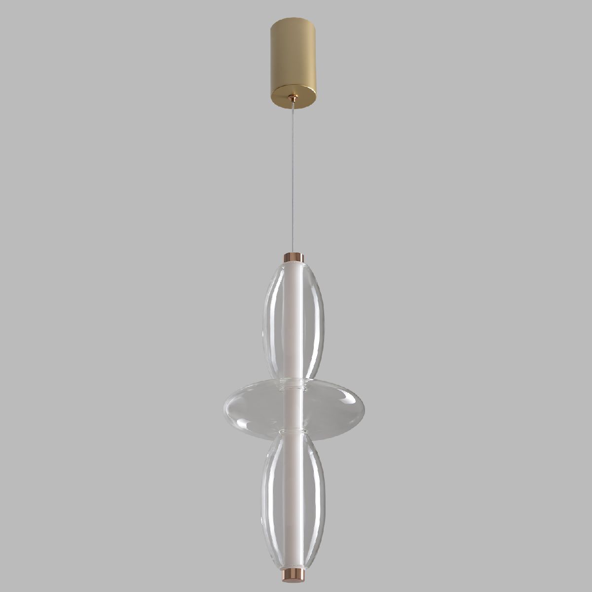 Подвесной светильник Crystal Lux QUASAR SP14W LED TRANSPARENT