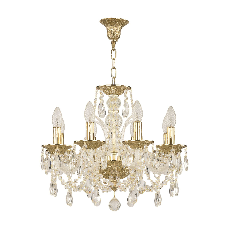 Подвесная люстра Bohemia Ivele Crystal 1605/8/141 G