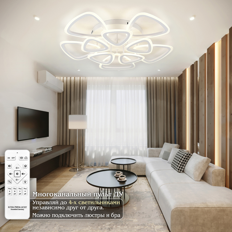 Потолочная люстра Natali Kovaltseva LED LAMPS 81127/7C