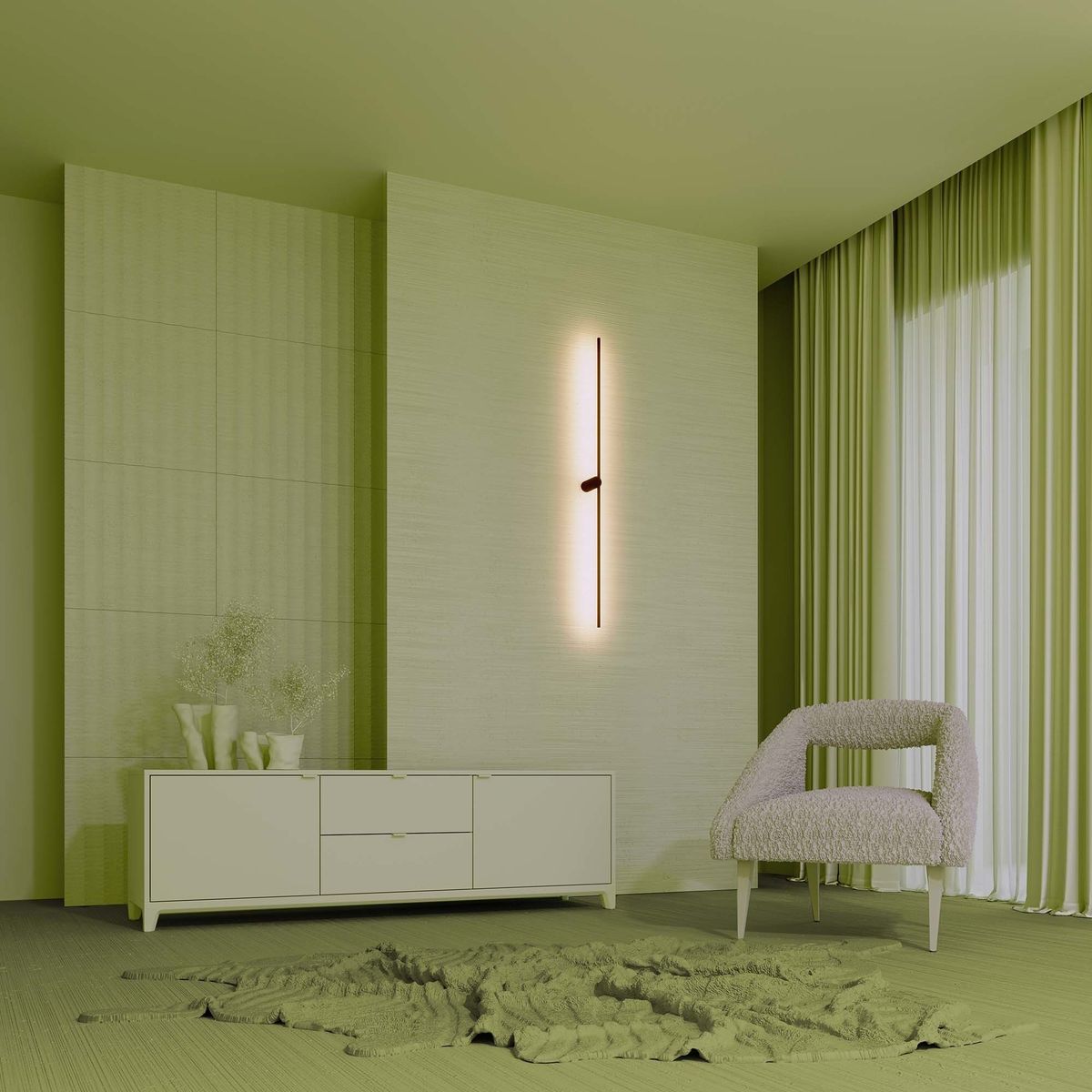 Настенный светильник Arlight SP-Vinci-M-S1200x55-12W Day4000 036930