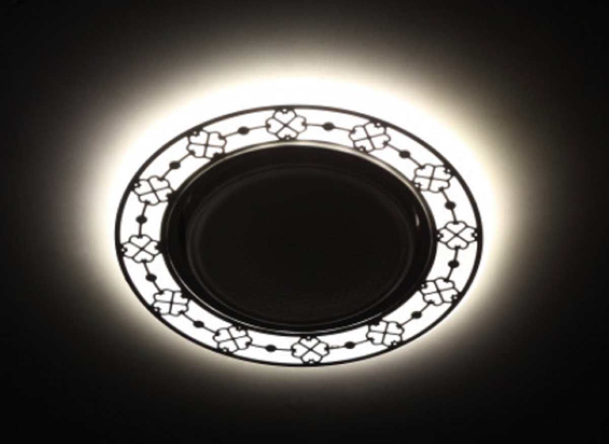 Встраиваемый светильник Эра DK LD28 WH/BK /1 Б0048932