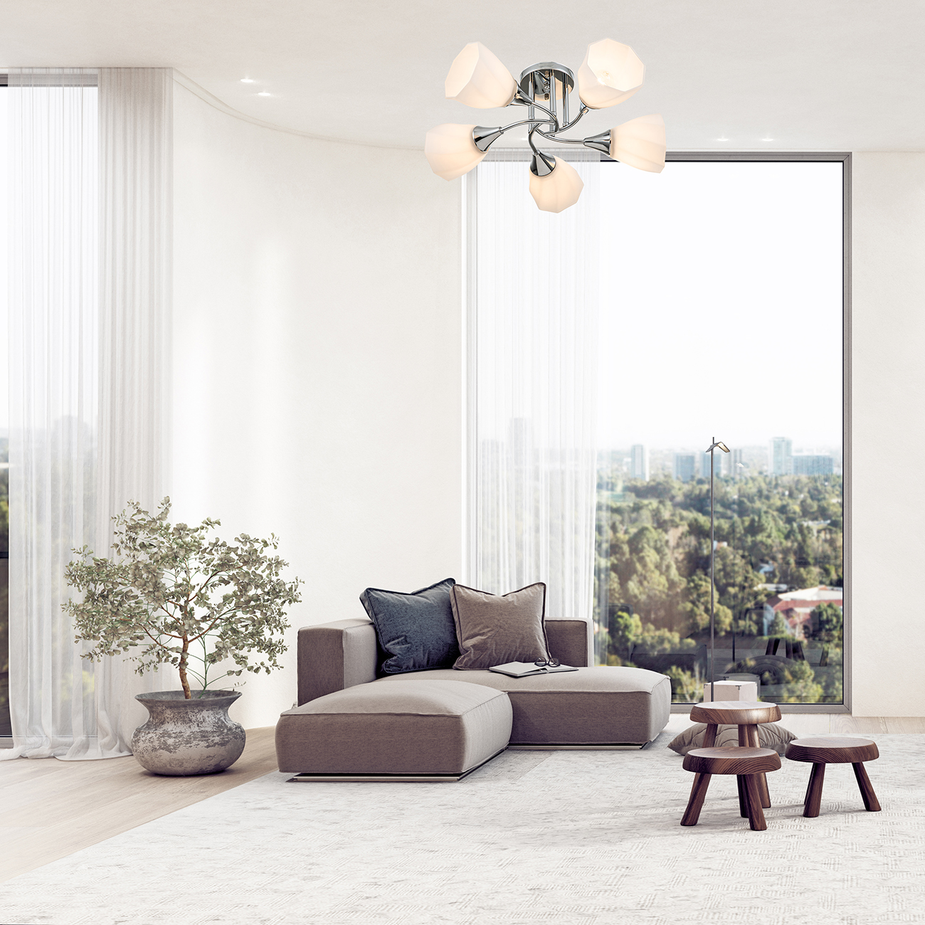 Потолочная люстра Escada Camellia 664/5P в Москве