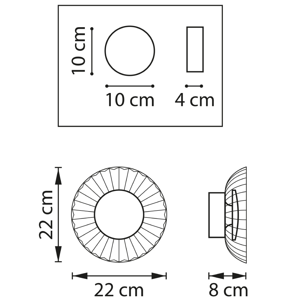 Настенный светильник Lightstar Celesta 809012