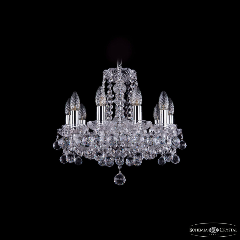Подвесная люстра Bohemia Ivele Crystal 1402/10/141 Ni Balls