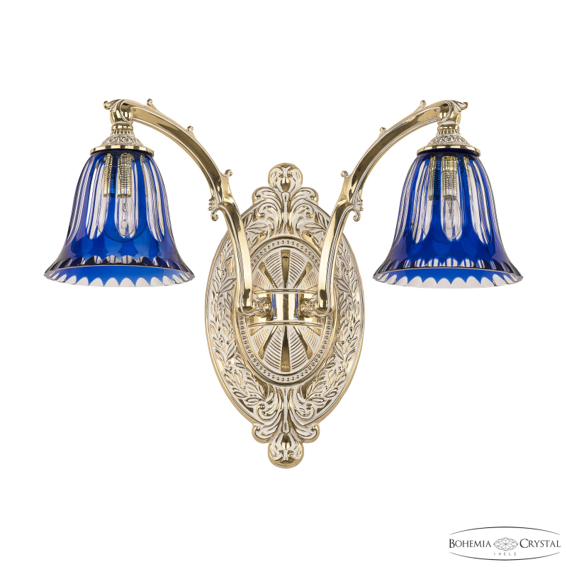 Бра Bohemia Ivele Crystal Verona 7211B12/2/210 GW P2 D Clear-Blue/H-1H
