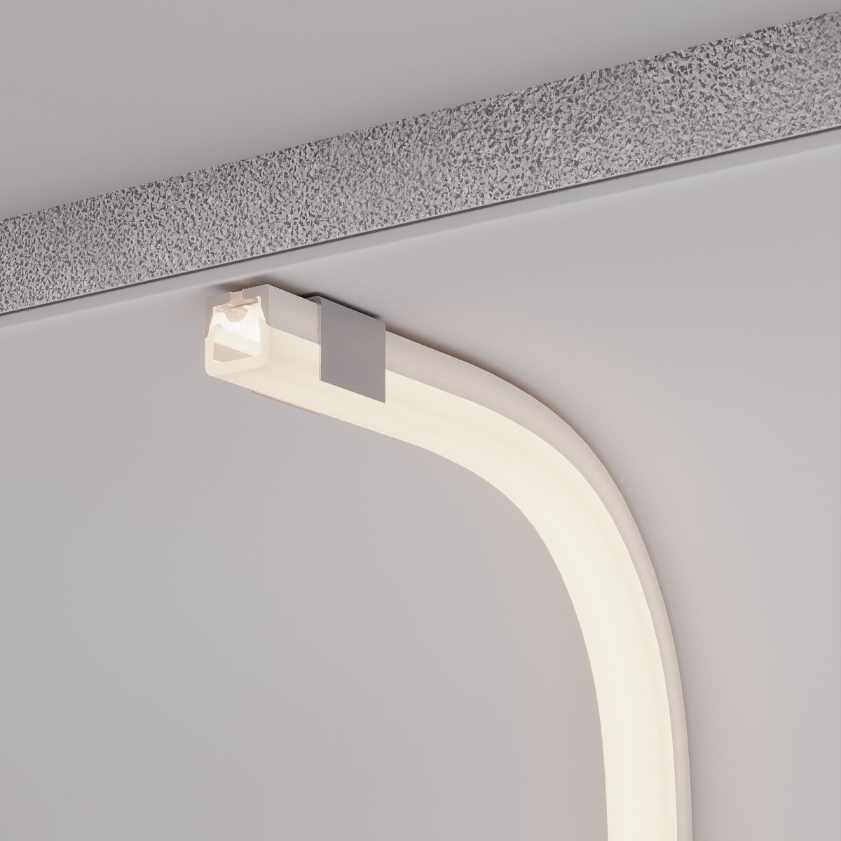 Силиконовый профиль Arlight WPH-FLEX-2020-TOP-S13-5m WHITE (Силикон) 062404