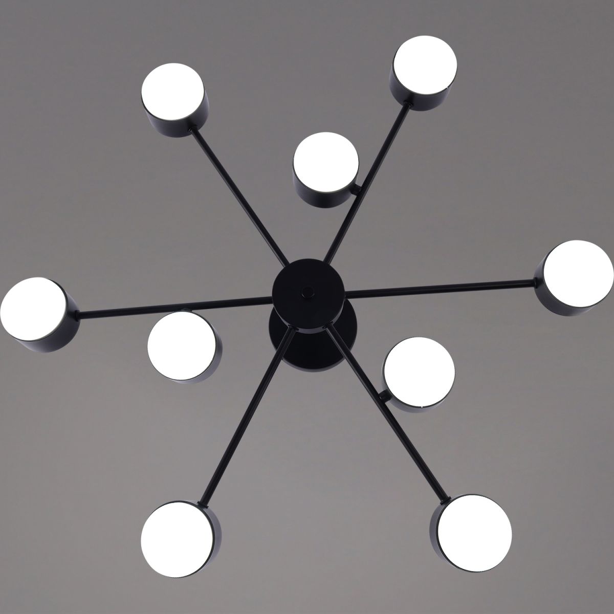 Люстра на штанге Reluce 03738-0.3-09 BK GX53