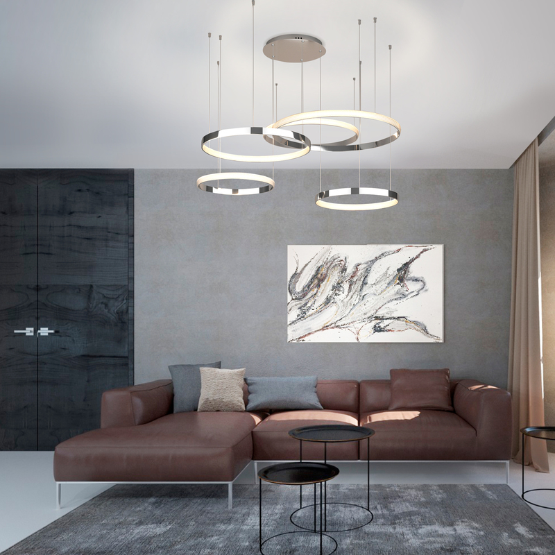 Подвесная люстра Eurosvet Posh 90275/5 хром Smart