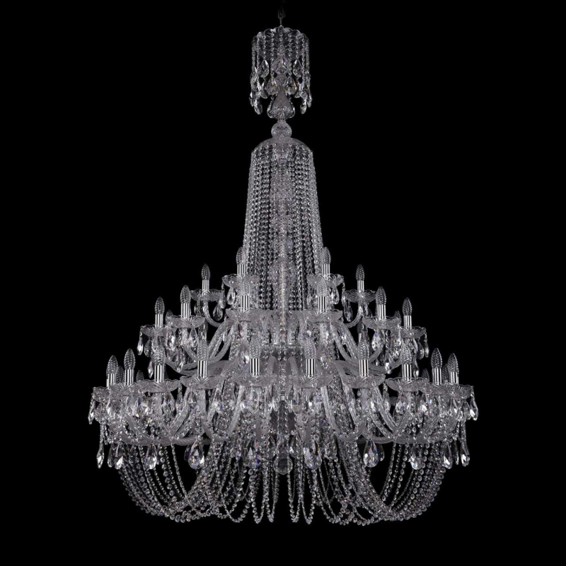 Подвесная люстра Bohemia Ivele 1406/24+12+6/460/XL-177/2d/Ni