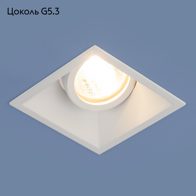 Встраиваемый светильник Elektrostandard 6070 MR16 WH белый 4690389097997