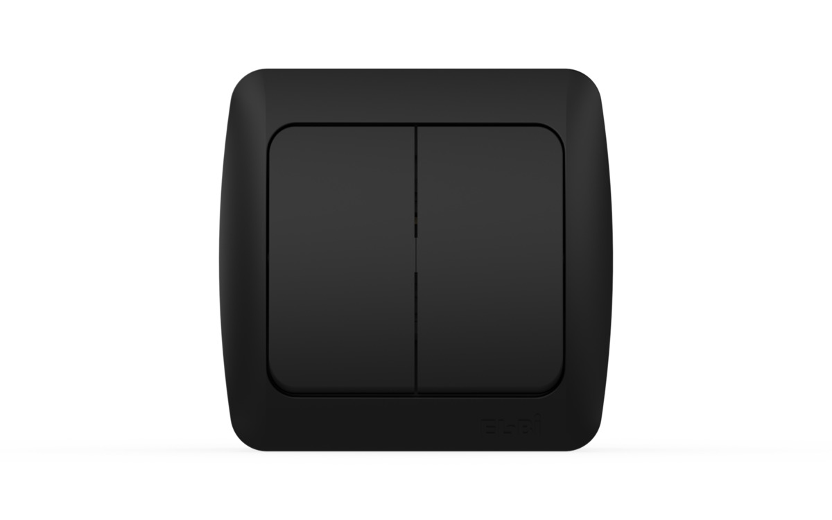 Выключатель двухклавишный ELBI Alsu 504-014800-202