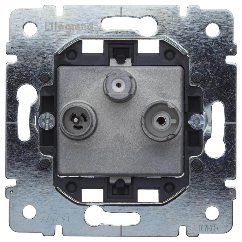 Розетка TV-FM-SAT проходная Legrand Galea Life 775791