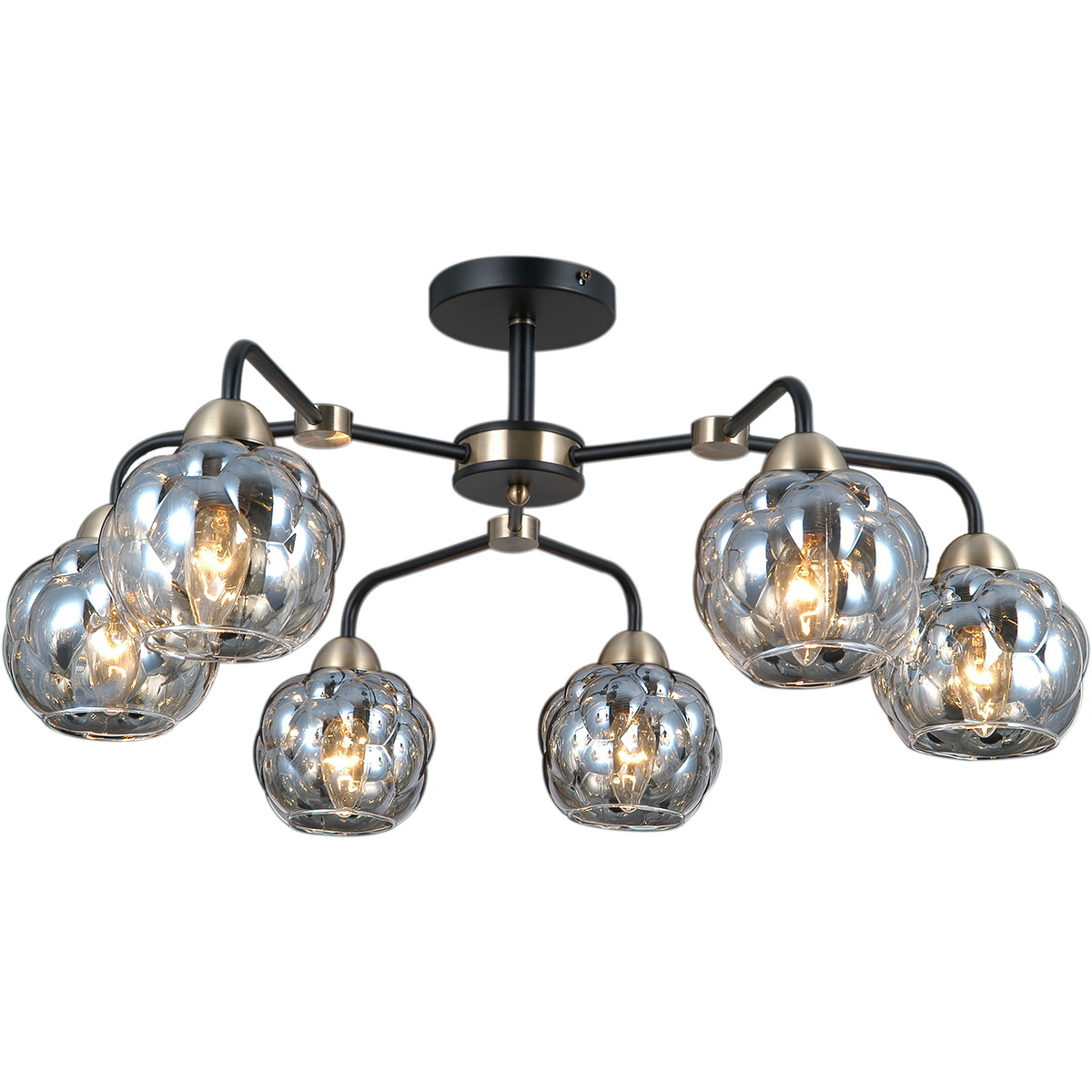 Люстра на штанге Illumico IL0447-6CSQ-79 BK