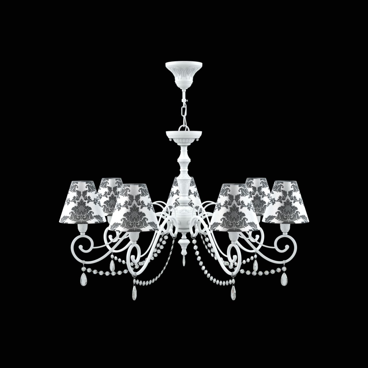 Подвесная люстра Lamp4you Classic E3-07-WM-LMP-O-2-CRL-E3-07-TR-UP