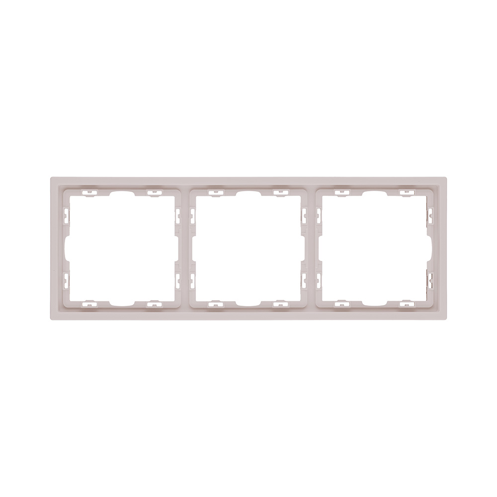 Рамка 3-постовая, кашемир матовый Kollinger Eclipse EC3CM