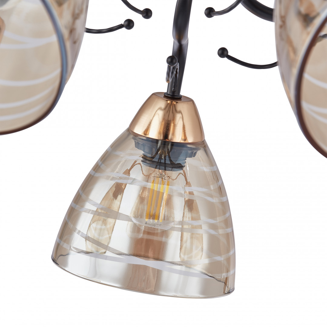 Потолочная люстра Arte Milano Napoli 331234/5 BK+FGD