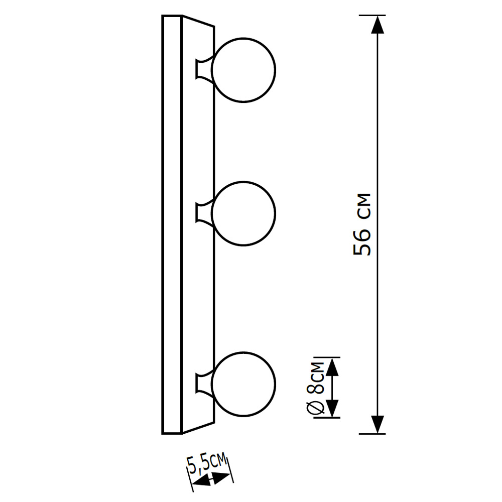 Настенно-потолочный светильник LightHall Vivari LH012103