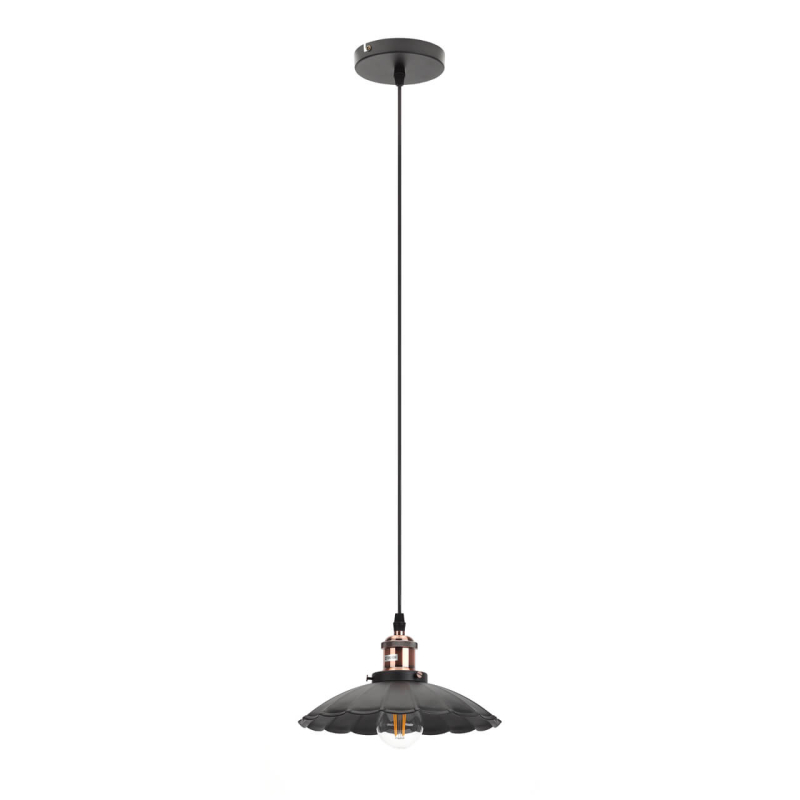 Подвесной светильник ЭРА PL3 BK/RC Б0037435